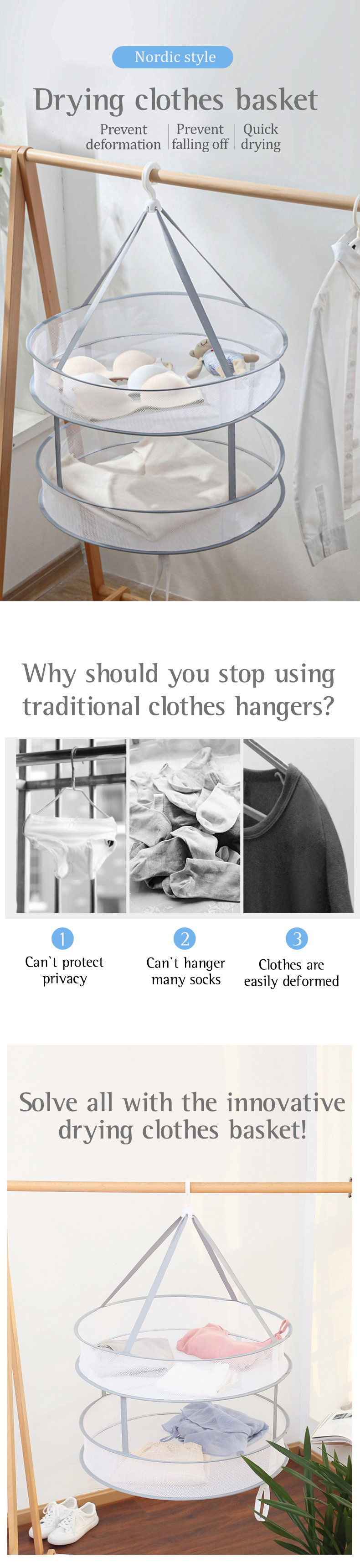 Windproof Clothes Drying Mesh-1